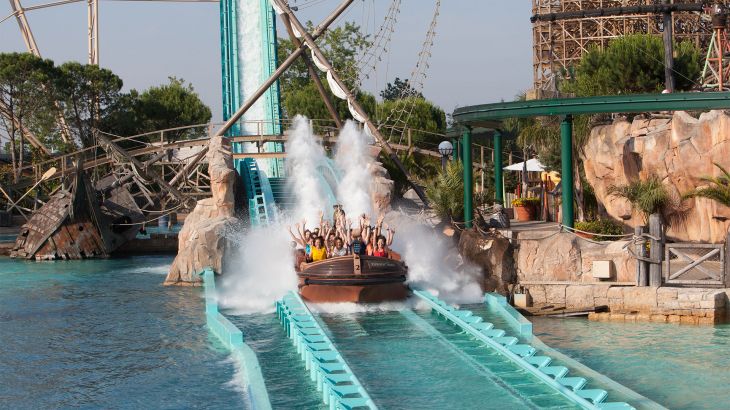 Spritziges Fahrvergnügen auf der Atlantica SuperSplash