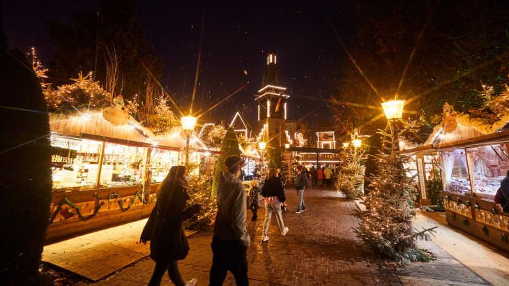 Weihnachtsdorf im Deutschen Themenbereich