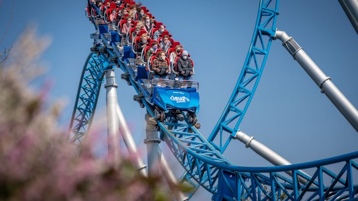 blue fire Megacoaster