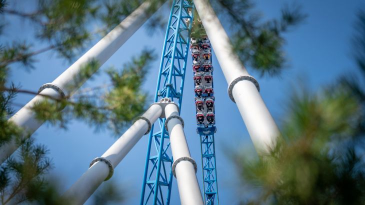 blue fire Megacoaster