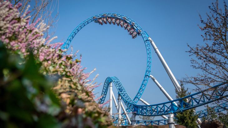blue fire Megacoaster