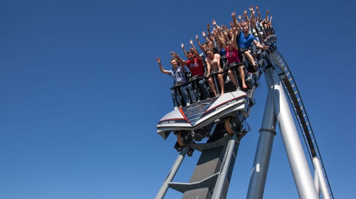 Besucher bei der Abfahrt der Silver Star