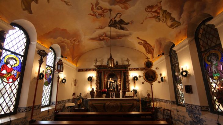 DIe St. Jacobus-Kapelle im Hotel "Santa Isabel".