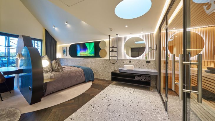 Premium Penthouse Suite Badezimmer