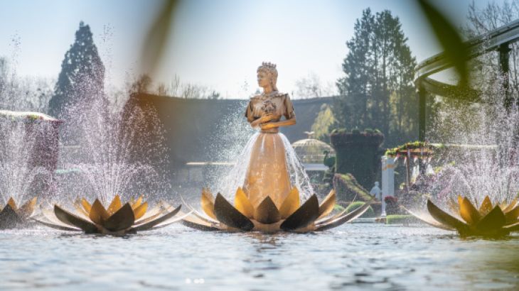 Wasserspiele bei Josefinas kaiserliche Zauberreise