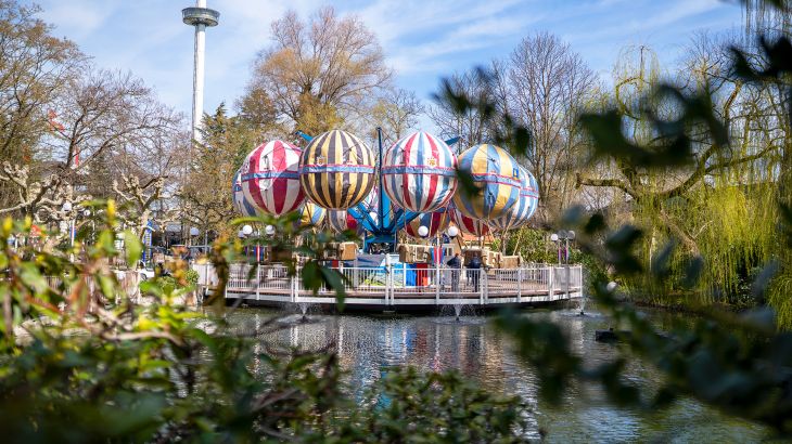 Ansicht der Liechtensteiner Ballonfahrt von England aus