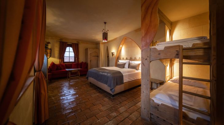 Standardzimmer Hotel Castillo Alcazar Doppel- und Hochbett