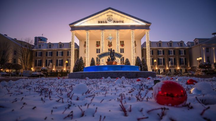 Hotel Bell Rock im Winter