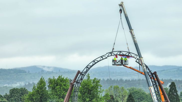 Coaster Schienenschluss