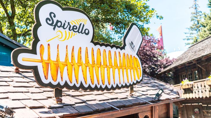 Spirello Kartoffel Stand Schild