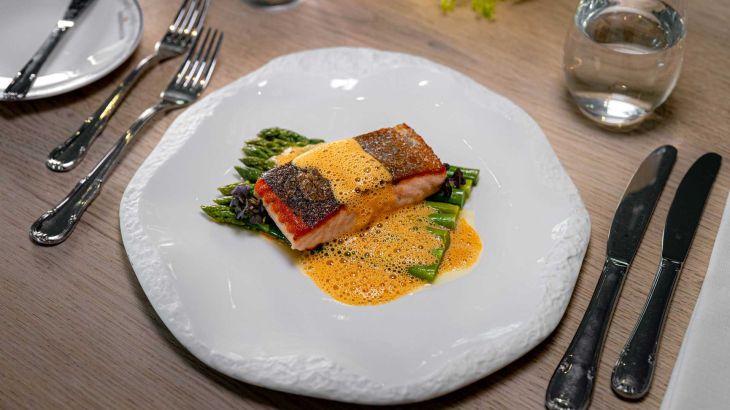 Lachs mit Spargel im Tre Krønen