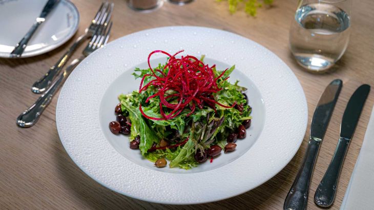 Leckerer Salat im Tre Kronen