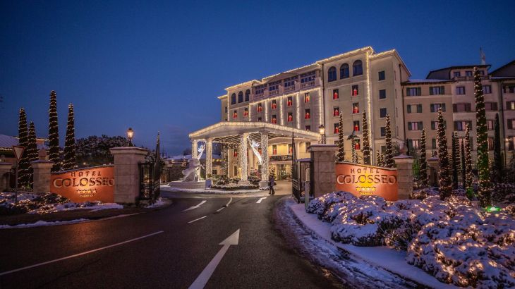 Hotel Colosseo bei Winter