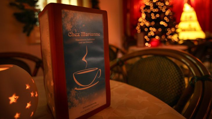 Menükarte des Chez Marianne