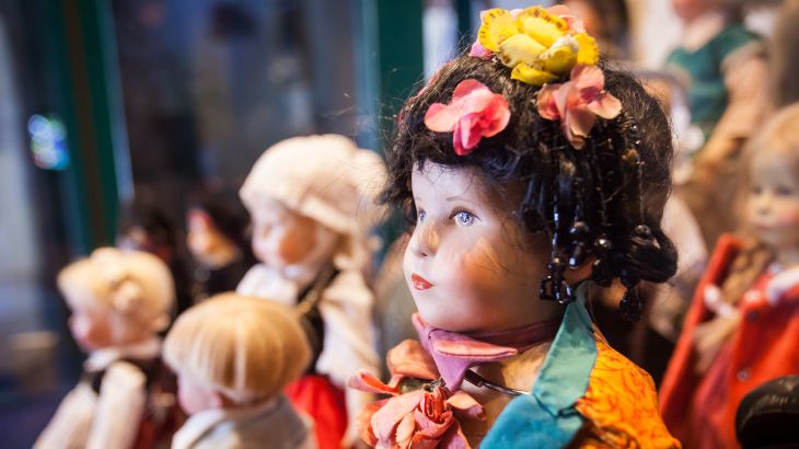 Puppen aus Käthe Kruses Puppenausstellung