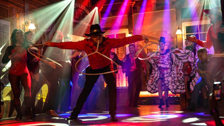 Showeinlage beim Western-Abend im Silver Lake Saloon