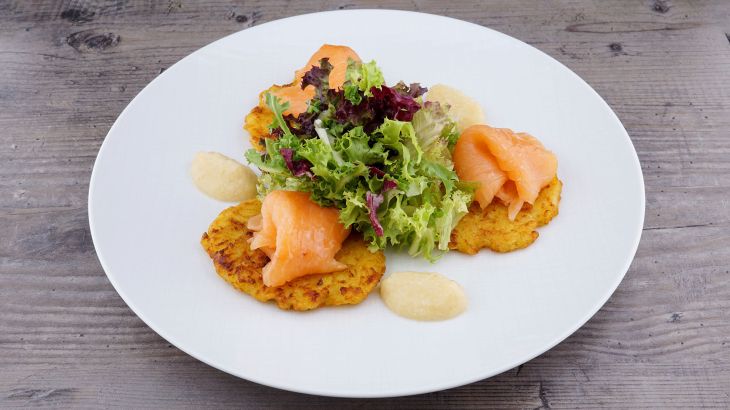Rösti mit Räucherlachs
