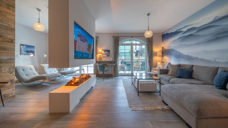 Premium Präsidentensuite mit privater Sauna und Ruhebereich