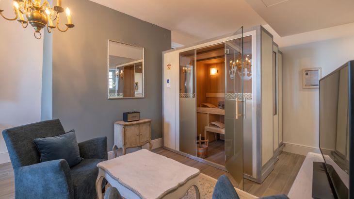 Royal Deluxe Suite Hotel Krønasår Sauna für zwei