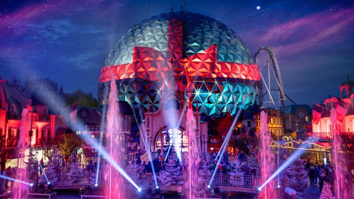 Bild vom Französischen Themenbereich mit der Mapping Show Miraculeux