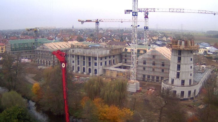 Rohbau des Hotel "Bell Rock".