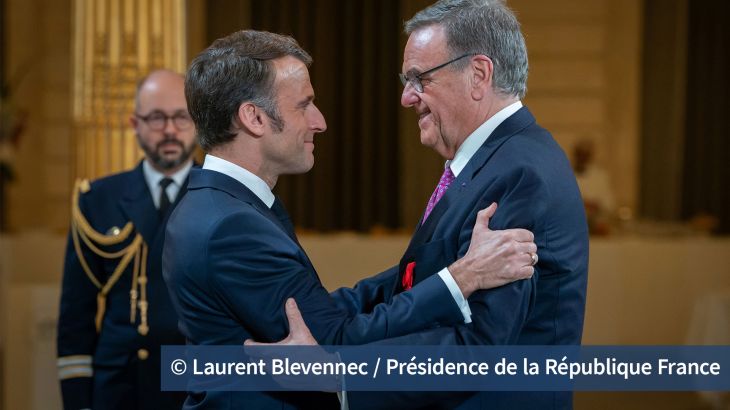 Roland Mack è nominato “Officier de la Légion d'honneur” da Emmanuel Macron