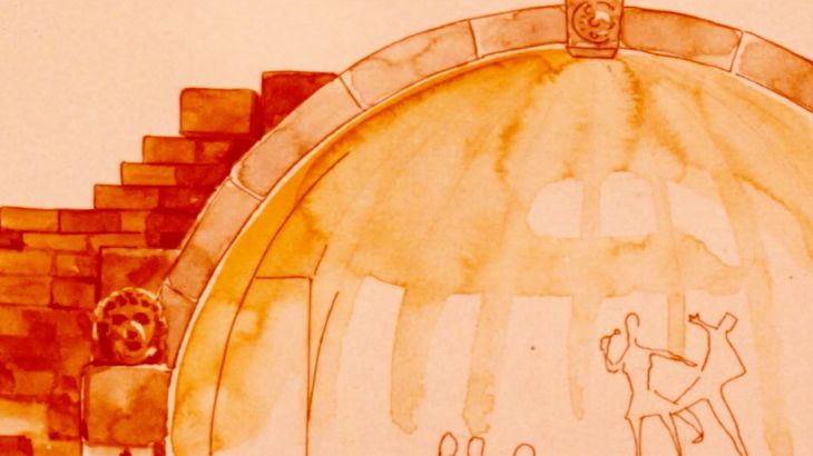 Artwork des italienischen Themenbereichs