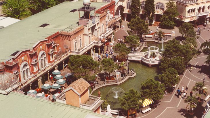 Der italienische Themenbereich im Europa-Park verschafft einen Überblick über die italienische Architektur.