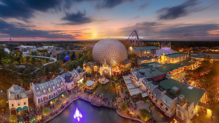 Panorama Aufnahme vom Europa-Park