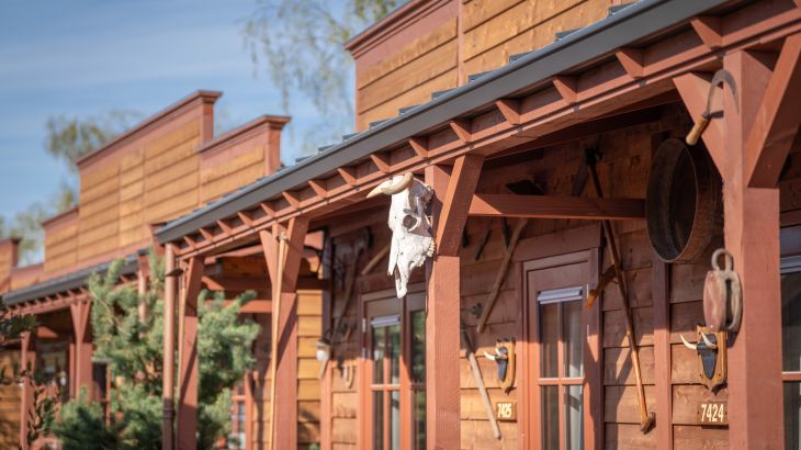 Western Houses in der Tipi Town