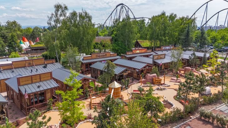 Tipi Town Panorama Ansicht