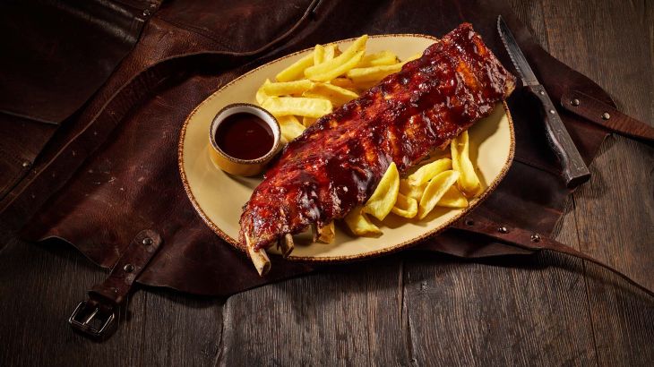 Spareribs mit Pommes