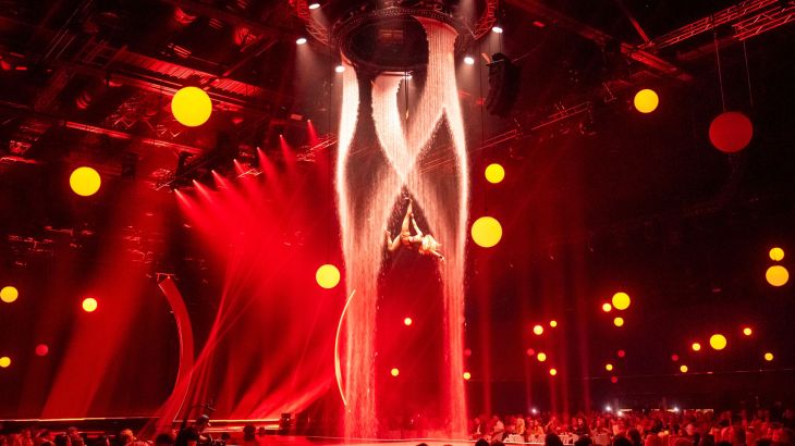 Bei der Gala zum 50. Jubiläum des Europa-Park durften beeindruckende Showacts nicht fehlen