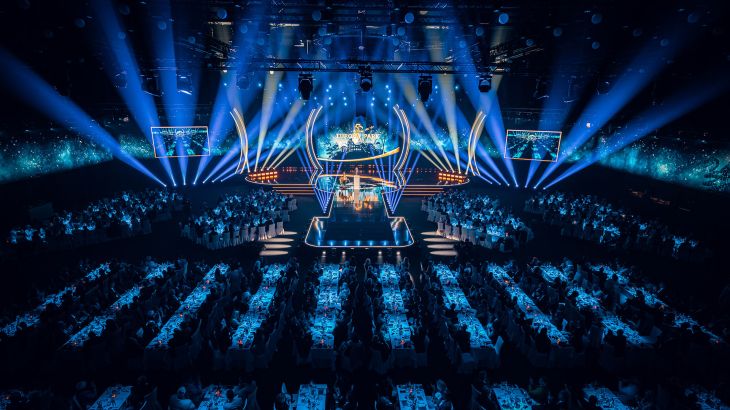 L’Europa-Park Arena al gala dei 50 anni