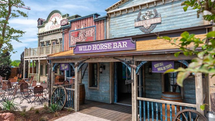 Die Außenansicht der Wild Horse Bar.