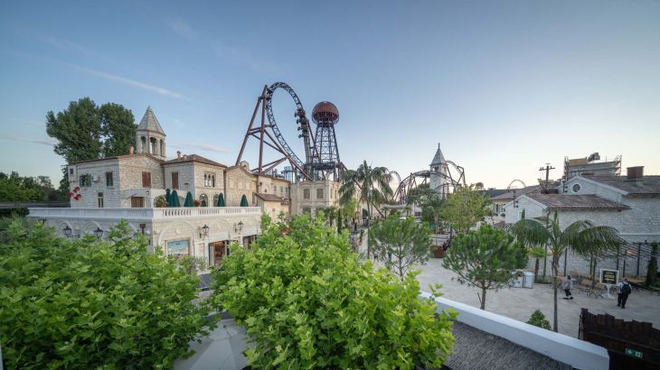 Der kroatische Themenbereich am späten Nachmittag.