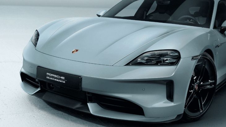 Porsche Taycan ST in grau