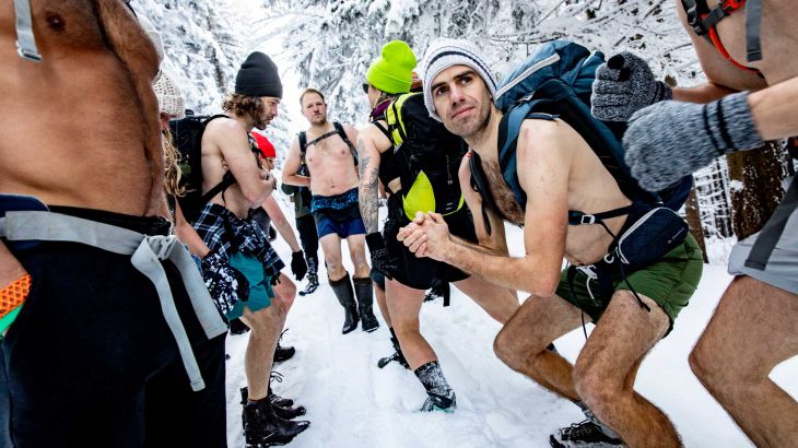 Wim Hof Retreat Wanderung