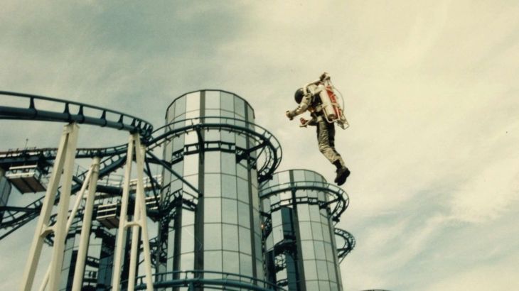 Ein "Rocketman" aus den USA sorgte für spektakuläre Szenen