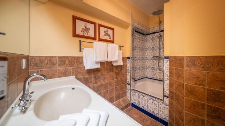 Castillo Alcazar Komfortzimmer Dusche