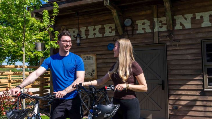 Fahrradverleih in der Silver Lake City