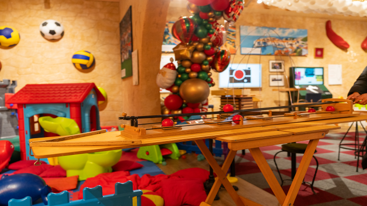 Spieltisch in der WinterWunderWelt