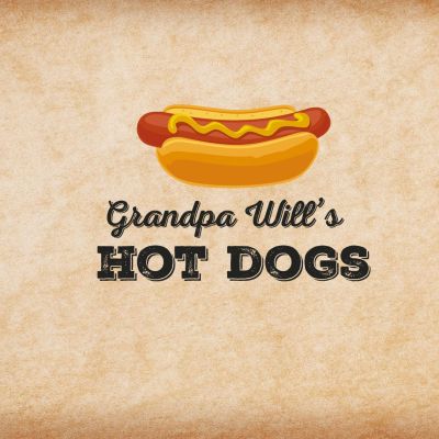 Hot Dog Stand "Grandpa Will's Hot Dogs"
