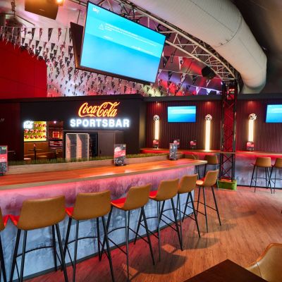 Coca-Cola Sportsbar in der Arena of Football