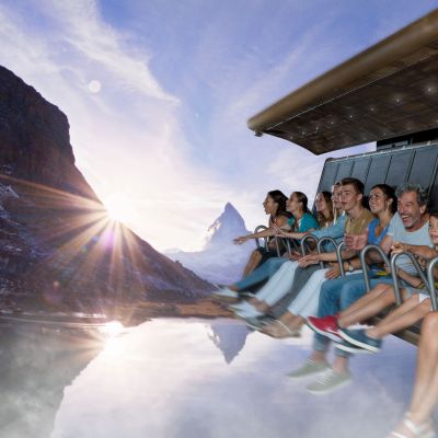 Im Flying Theatre Voletarium entdeckt man Europa