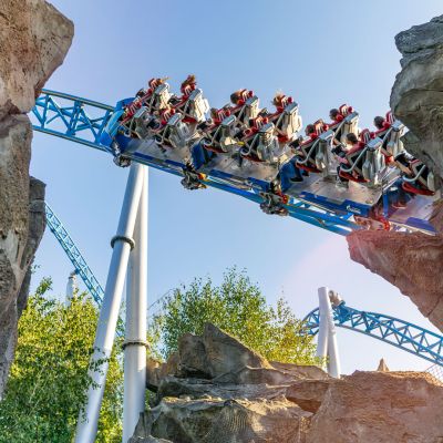 blue fire Megacoaster