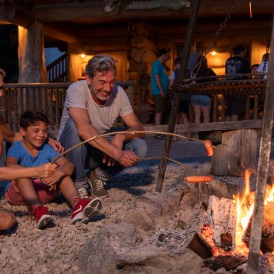 Grillen in der Tipi Town