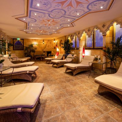 Wellnessbereich mit Liegen des Hotel "El Andaluz"