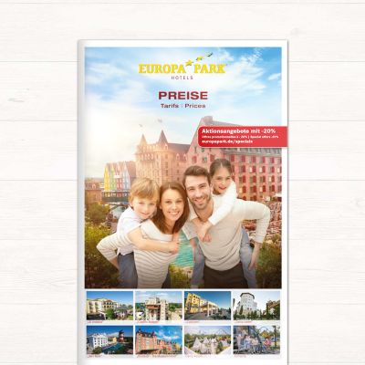 Cover Preisliste Hotelbroschüre