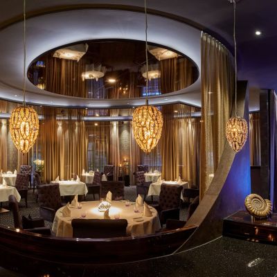 Blick in den Innenraum des Restaurant Ammolite
